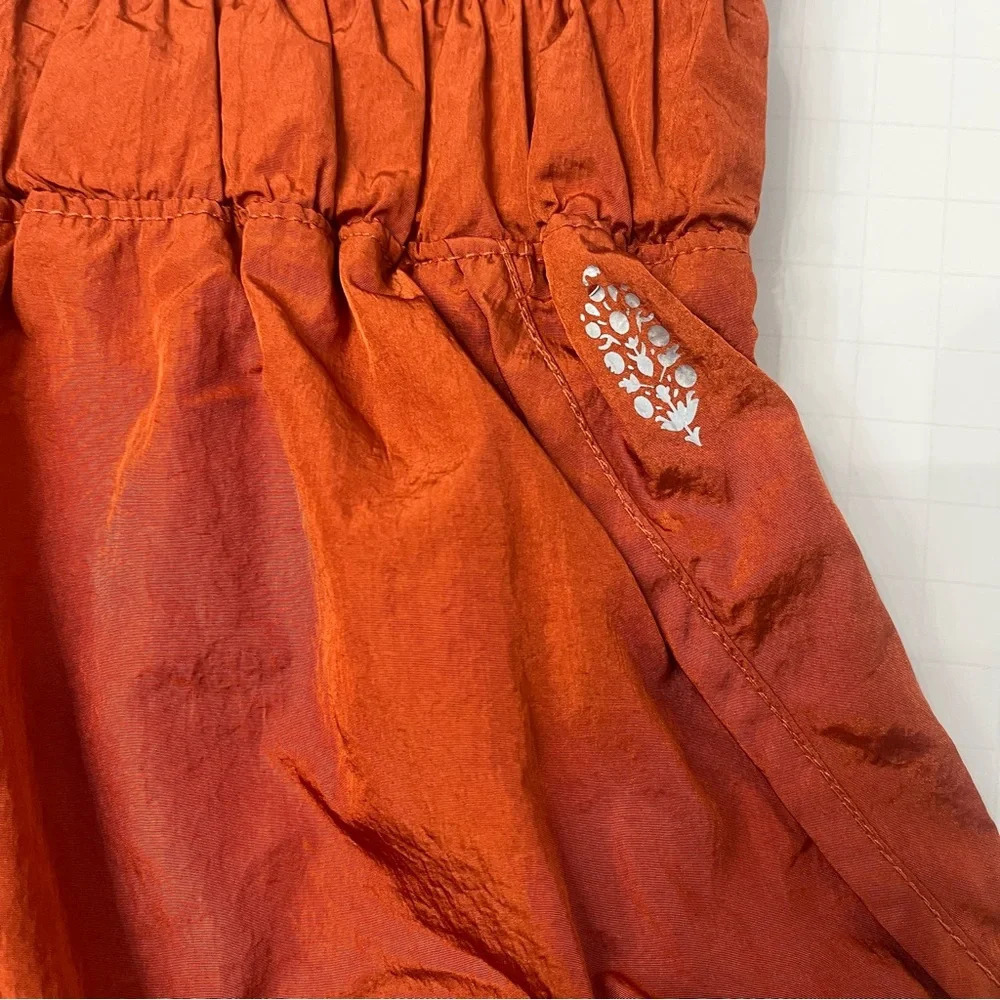 Free People Movement Rust/Burnt Orange Way Home Athletic Shorts- Small - Picture 8 of 13